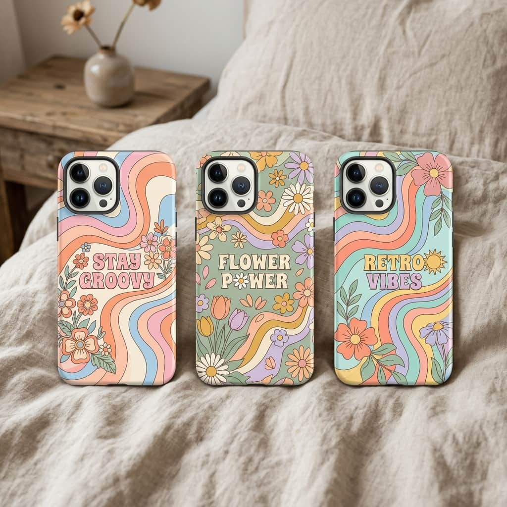 Making Cute Custom Phone Cases: Prompting Patterns and Textures