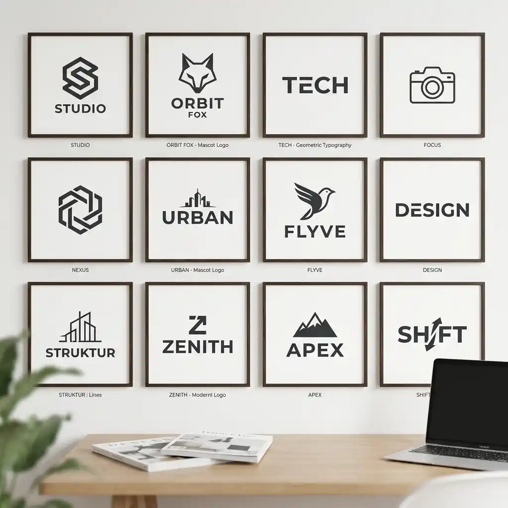 Midjourney v6 Logo Design Masterclass: How to Prompt Minimalist, Vector, and Mascot Logos